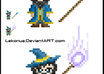 create a small pixel art character for you