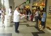 give out and put in peoples doors your flyers and handouts around London