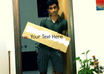 hold a sign outside my door