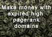 create a list with expiring domainnames with pagerank