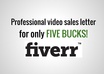 create a video sales letter small1