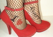 write anything on my feet in fishnets and heels