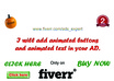 design a cool animated gif button for your banner and header small1
