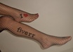 write anything on my legs in fishnet stockings small1