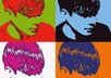 create a pop art design of your favorite Celebrity star