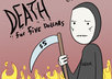draw a comic depicting your DEATH