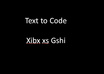translate any piece of text into a secret code