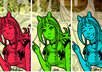 guide you step by step through a simple drawing, inking, coloring, or design small1
