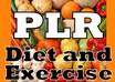 furnish a 5 article PLR pack on diet and exercise