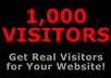 send 1,000 real visitors to your website small1