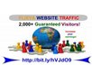 bring 2,000 Real Human Unique Visitors to your website