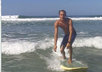 surf a wave while shouting your message on a Beautiful Costa Rica beach