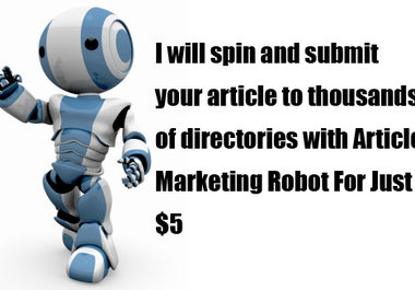 spin and submit your article to over 2000 article directories with Article Marketing Robot big1