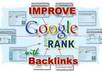 set up permanent backlinks from 5 of my PR blogs