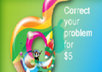 correct the problem your web