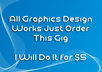 do all graphics works just Order this gig i will do