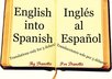 translate any announcement, advertisement, sign or short text in English into Spanish small1
