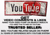make 100 people comment and click like on your youtube video