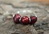 make a sterling silver cranberry faceted cut Pearl ring small1