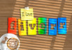 design an awesome high res realistic personal message on a desk