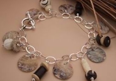 teach you how to make a shell charm bracelet big1