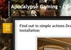 review your product on my high quality Apocalypse Gaming Site it will boost your SERP on google small1