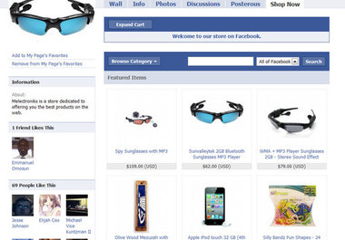 set your ecommerce store on your Facebook page big1