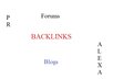 send you a list of hundreds of forums and blogs related to your niche where you can post comments, edu or gov included if avail, to get backlinks