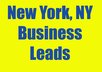 send you a list of 2,225 New York, NY Business Leads