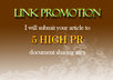 convert your article into a pdf document and submit it to high PR document sharing sites so that it can give your website valuable link and