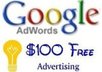 setup and fund your AdWords account with 100 dollars in clicks