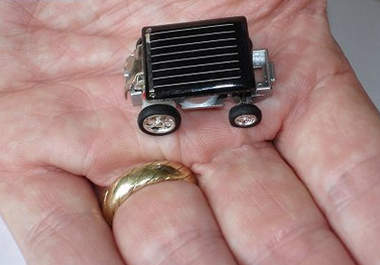 send you the worlds smallest solar powered car big1