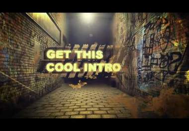 make this Graffiti Alley intro for your video big1