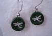 make a pair of Polymer Clay Green Dragonfly Earrings
