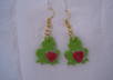 make a pair of  I Love Green Frog Earrings