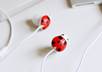 send you novelty ladybird earphones small1