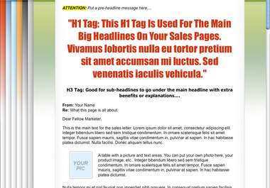 create a super quality sales page big1