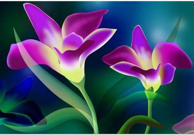 help you to design 3D flowers using Photoshop CS 5 big1