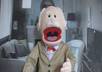 narrate your script In a comical voice using a green screen small1
