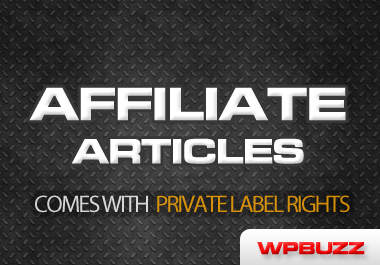 give you 1012 Affiliate articles with private label rights included big1
