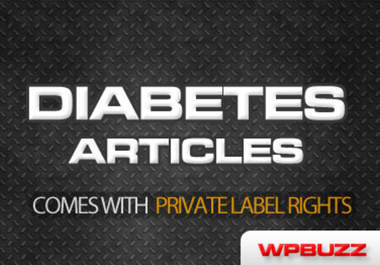 send you 190 Diabetes articles with private label rights included big1