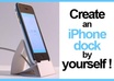 show you how to make an iphone paper dock by yourself