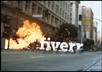 make your logo or words explode on a city street