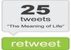 generate 25 real/authentic Twitter users to tweet or RT your message/website/blog post