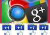 give you 120 Guaranteed google +1 on your website or content