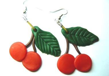 make you a pair of cherries earrings big1