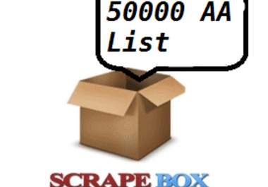 give you my privately harvested Auto Approve 50k Trackback list for Scrapebox, over 70 percent success rate big1