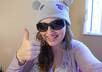 say anything wearing a [possibly crazy] hat and sunglasses up to two minutes small1