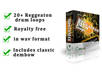 send you 20 plus killer Reggaeton drum loops classic dembow and others