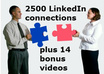 get you massive LinkedIn connections and bonus videos